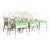 Chairs in Lilly Pulitzer for Lee Jofa “Well Connected” Set of 6 For Sale