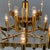Mid 20th Century Gaetano Sciolari Modernist Brass Chandelier with Crystal Blades For Sale - Image 5 of 10