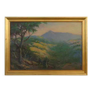 Traditional View of Mt Shasta Painting Attributed to Mihran Kevork Serailian