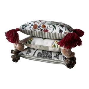 Liberty & Co, Schumacher, Chelsea Textiles, Brunschwig & Fils Lavender Filled Decorative Cushions - Set of 3