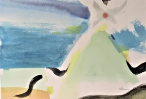 Robert Holdeman, Abstract Landscape, Circa 1970