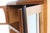 Glass Antique Dutch Art Deco Amsterdam School Tea Display Cabinet in Oak and Marble, 1920s For Sale - Image 7 of 18