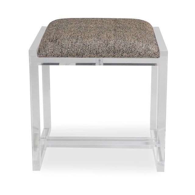 Transparent Glencoe Roxanne Lucite Bench For Sale - Image 8 of 8