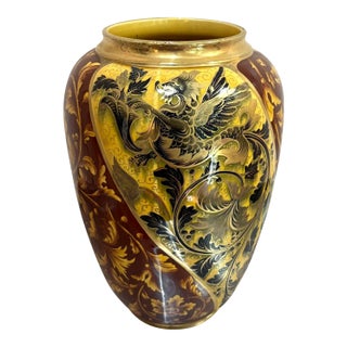 Royal Vienna Porcelain Gilt Large Vase For Sale