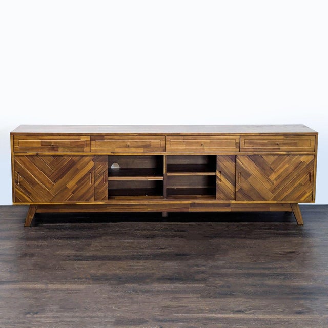 Modern AllModern Media Console For Sale - Image 3 of 11