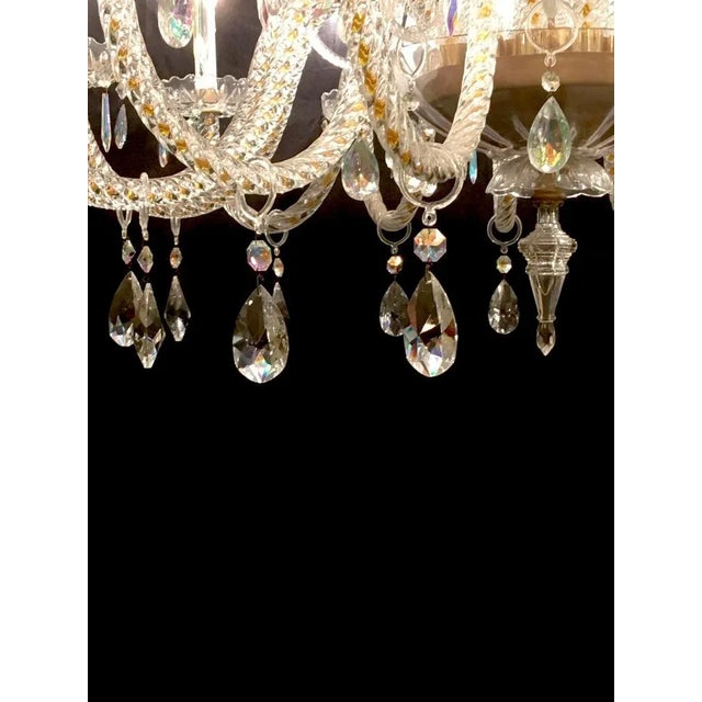 1980s 24-Light Chandelier from FG, 1980s For Sale - Image 5 of 12