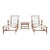 Chantelle 5 Piece Living Set - Natural/White For Sale