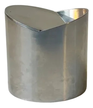 Minimalist Revolving Ashtray in Stainless Steel by Roelandt for Stelton, 1980s
