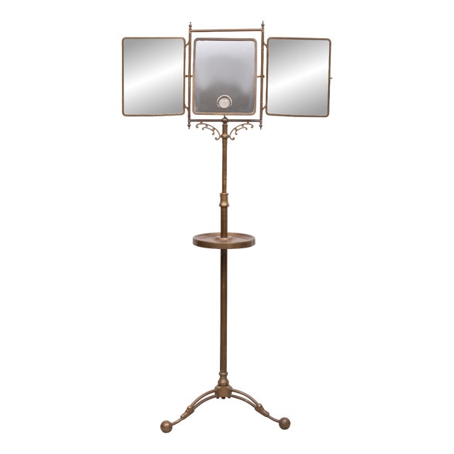 Vintage Art Deco Standing Mirror, 1920 For Sale