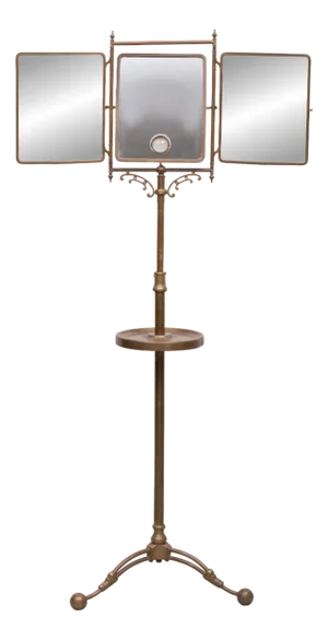 Vintage Art Deco Standing Mirror, 1920