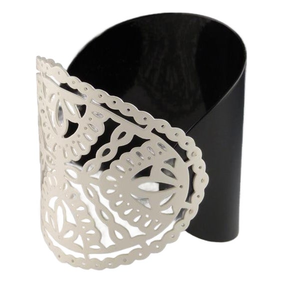 Two Piece Decorative Cuff by Ashley Buchanan, Attributed For Sale