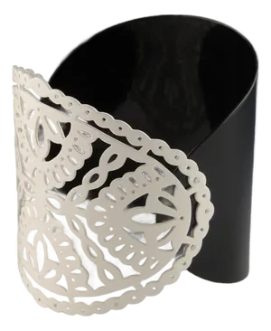 Two Piece Decorative Cuff by Ashley Buchanan, Attributed