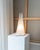 Murano Pyramid Table Lamp in Frosted Glass, Italy, 1970s For Sale - Image 6 of 11