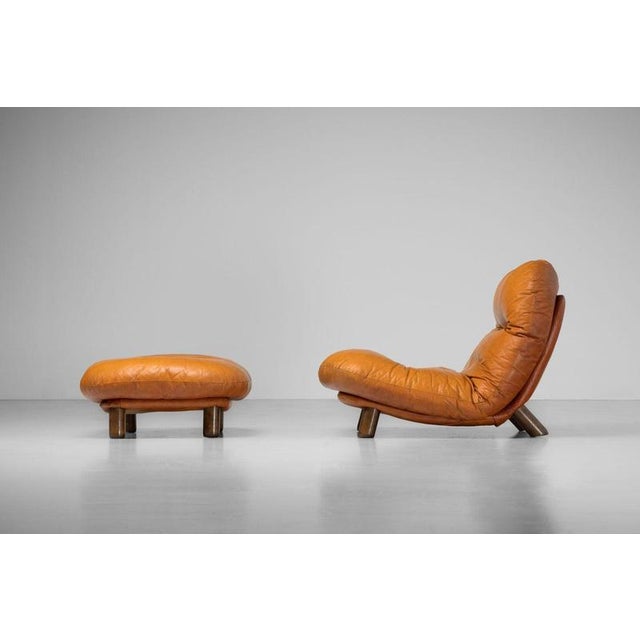 Insa Lounge Chair and Ottoman by E. Cobianchi, Italy, 1970s For Sale - Image 13 of 18