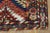 Late 19th Century Marvelous Multi Color With Dynamic Zigzag Geometric Desing Antique Persian Quchan Rug For Sale - Image 5 of 9