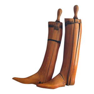 Vintage Wood English Riding Boot Trees Handmade Henry Maxwell, London