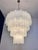 Vintage Murano Glass Tiered Chandelier with White Alabaster Glass Tube, 1990s For Sale - Image 9 of 15
