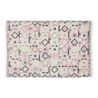 Contemporary Moroccan Modern Hand Knotted Wool Rug,6'9"X10'2" For Sale