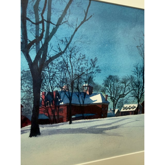 Robert Cohen Kentlands Mansion Lmt. Ed. Painting, Signed For Sale - Image 4 of 12