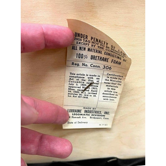 Wood 1970s -Century Modern Folding Chairs by Leg-O-Matic, Set of 2 With Cane Backs For Sale - Image 7 of 10