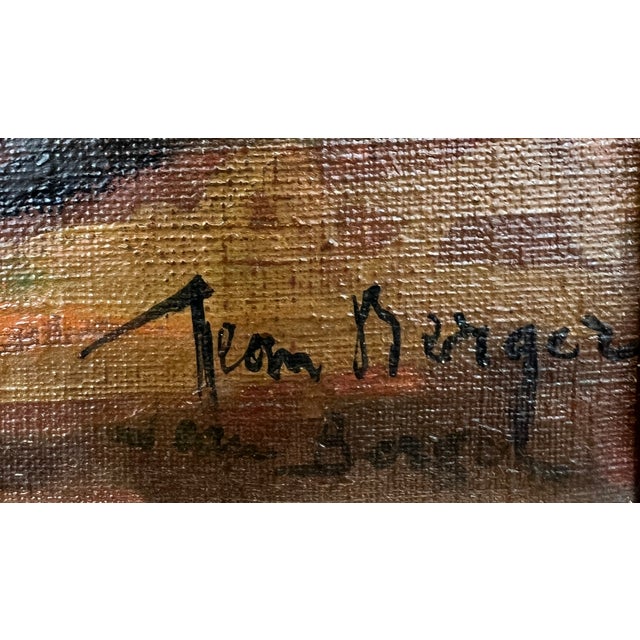 Modern Jean-Louis Berger, Beau Bouquet, Oil on Canvas, Framed For Sale - Image 3 of 14