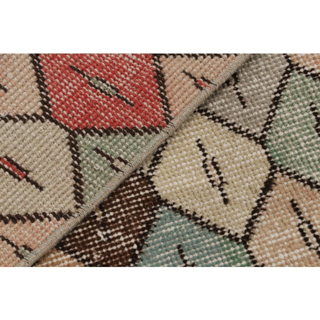 Textile Vintage Zeki Müren Rug With Polychrome Geometric Patterns, From Rug & Kilim For Sale - Image 7 of 7