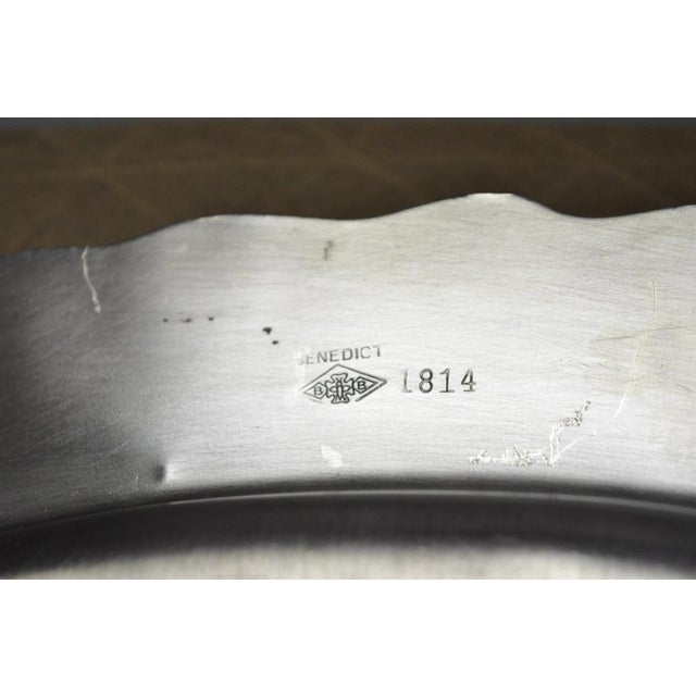 Antique English Victorian Silver Plated Grapevine Meat Cutlery Tray by Benedict For Sale - Image 12 of 13