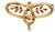 Mid-Century Modern Vintage 1.20 Inch Brooch Diamond 0.30 Carat Platinum Gold Pearl Ruby For Sale - Image 3 of 7