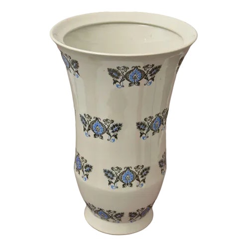 Painted Porcelain Vase For Sale