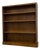 Vintage Mid Century Modern Stained Wood Adjustable Book Shelf. For Sale