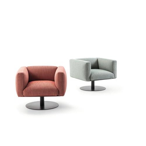 Not Yet Made - Made To Order 8 Cube Armchair with Swivel Base by Piero Lissoni for Cassina For Sale - Image 5 of 6
