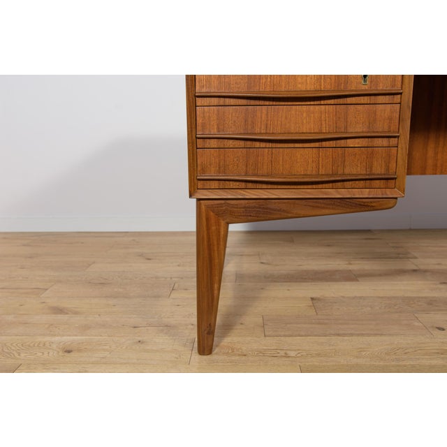 Mid-Century Freestanding Teak Desk, 1960s For Sale - Image 17 of 18