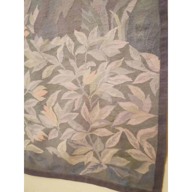 Large Handwoven Gobelin Tapestry in Sheep Wool For Sale - Image 3 of 6