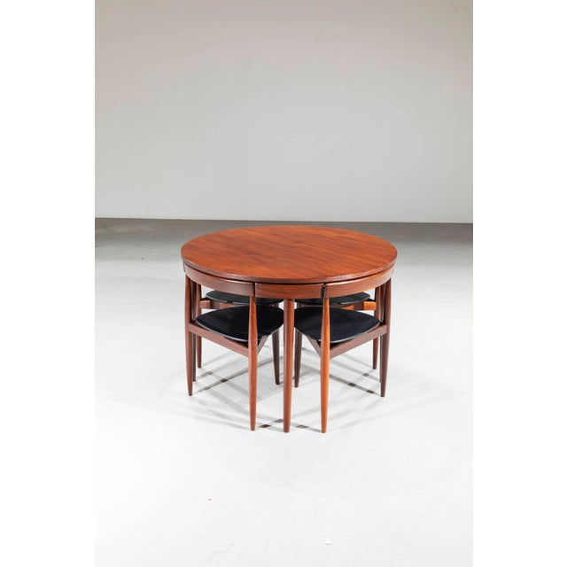 Roundette Dinner Table and Chairs by Hans Olsen for Frem Røjle, 1952, Set of 5 For Sale - Image 6 of 6