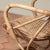 Mid 20th Century Vintage High Back Chair With Ottoman For Sale - Image 5 of 7