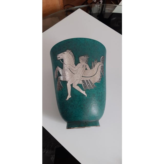 Vase by Wilhelm Kage for Gustavsberg, Sweden, 1935 For Sale - Image 3 of 13