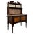A beautifully crafted early 20th-century English Edwardian washstand, finely constructed in walnut and distinguished by...