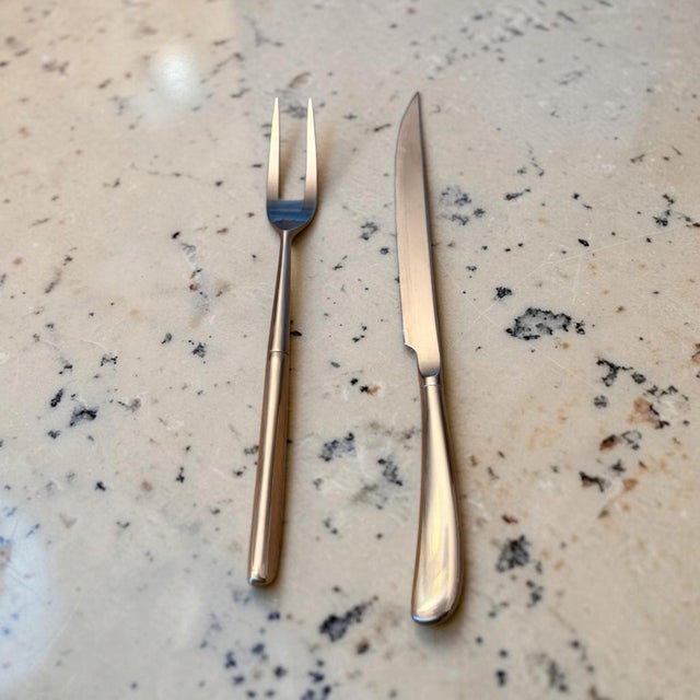 1960s Irving Harper for WMF Fraser's Carving Set - 2 PCS For Sale In Austin - Image 6 of 8