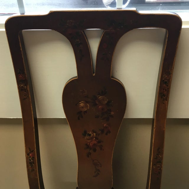 Antique Adams Style Painted Slip Seat Chairs - a Pair For Sale In Richmond - Image 6 of 11