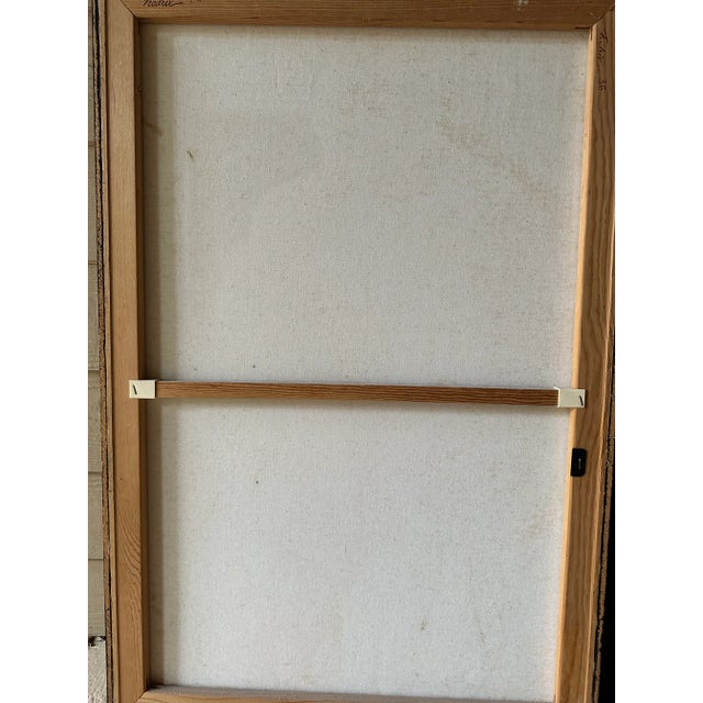 1980s Abstract Portrait of a Man For Sale - Image 4 of 5