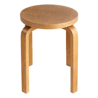 Wooden Stool by Alvar Aalto for Artek, 1960 For Sale