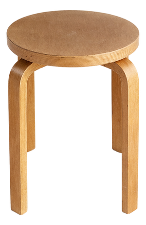 Wooden Stool by Alvar Aalto for Artek, 1960
