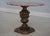 Age: Approx: 50 Years Old Details: Italian Style Oval Marble Tops Carved Solid Wood Bases e. Gold Finish Condition:...