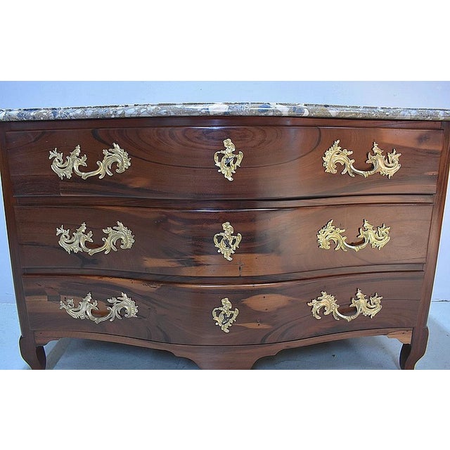 Wood Louis XV Chest of Drawers, Port Nantes, France, 1770s For Sale - Image 7 of 18