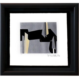 Hans Richter Signed 1972 Etching, Edition 5/99, Custom Framed For Sale