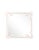 Contemporary Fleur Home Carnival St. Roch Square Mirror in Frosted Petal, 24x24 For Sale - Image 3 of 3