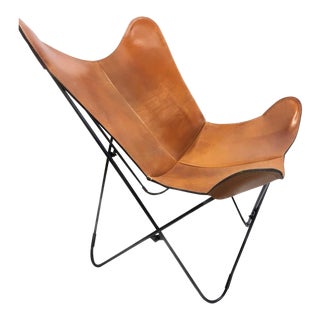 Bkf Tan Butterfly Chair For Sale