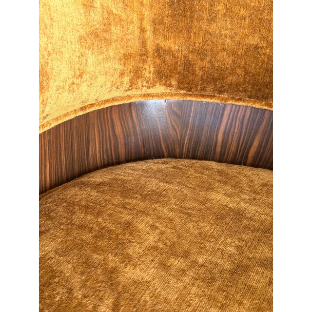 Wood Pair of Art Deco RMS Caronia Ocean Liner Chairs Circa 1947 For Sale - Image 7 of 12