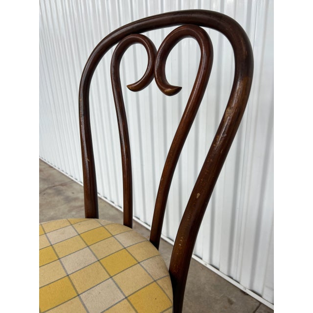 Mid 20th Century Mid 20th Century Bentwood Cafe Chairs, Wooden, Vintage - Set of 4 For Sale - Image 5 of 12