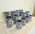 Mid-Century Modern 1950s Mid Century Modern Royal China “Currier & Ives” Blue & White Tumbler Set - 12 Pieces For Sale - Image 3 of 9
